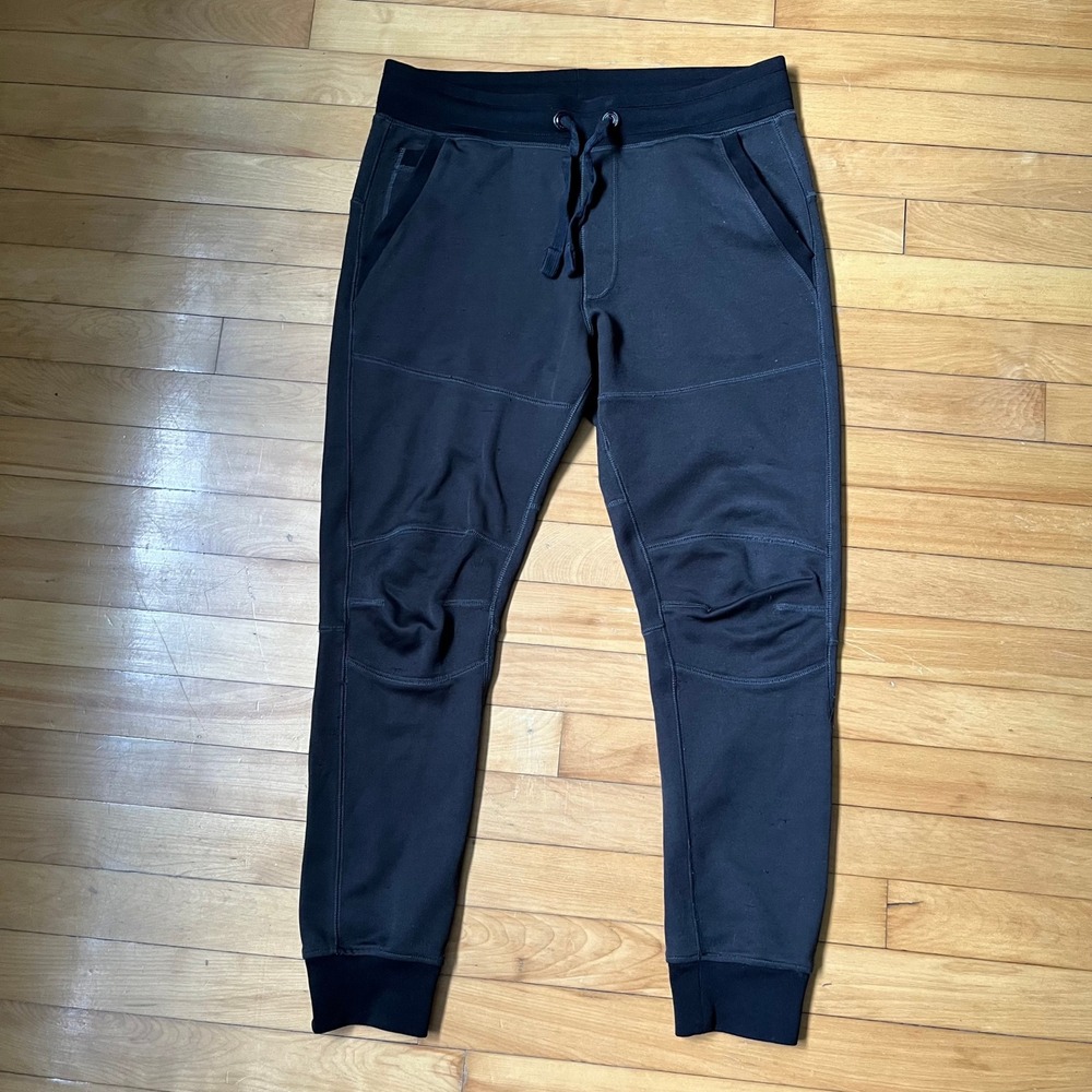 G-Star RAW Mens Charcoal Gray Slim Fit Articulated Knee Jogger Sweatpants Size M